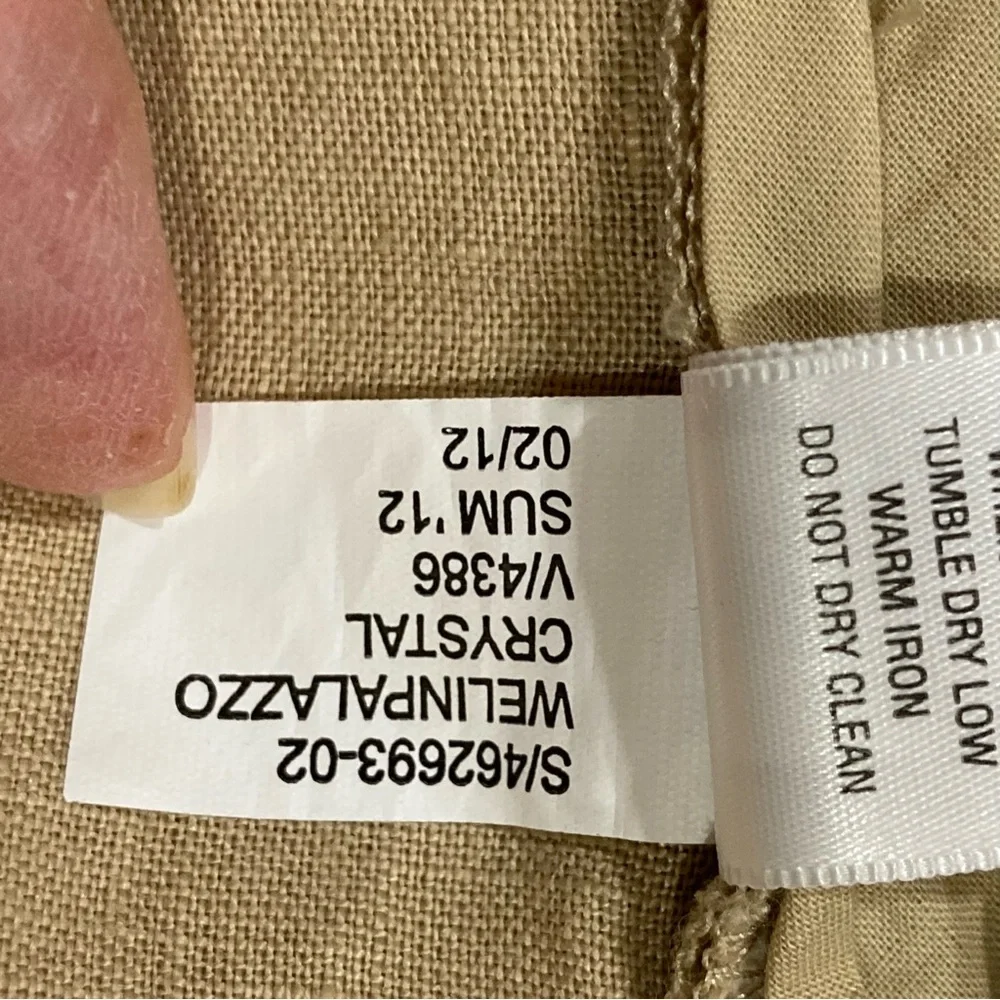 Banana Republic Women’s Khaki Linen Pants Size 6